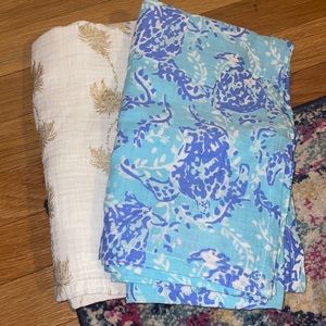 Lily Pulitzer Receiving Blankets